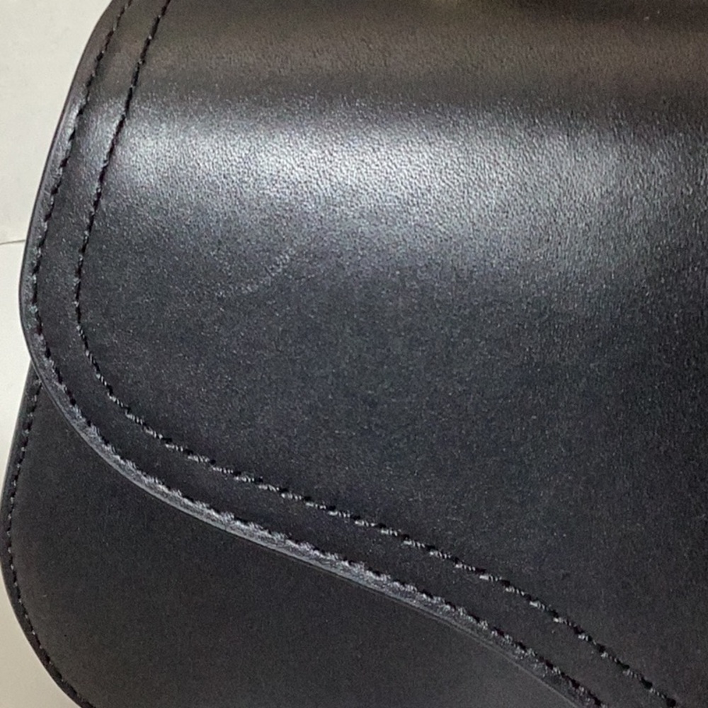 cult gaia Black Shoulder Bag with Gold Accents - Picture 15 of 16